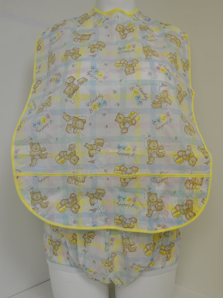 Vinyl Print Bib - Honey Bears