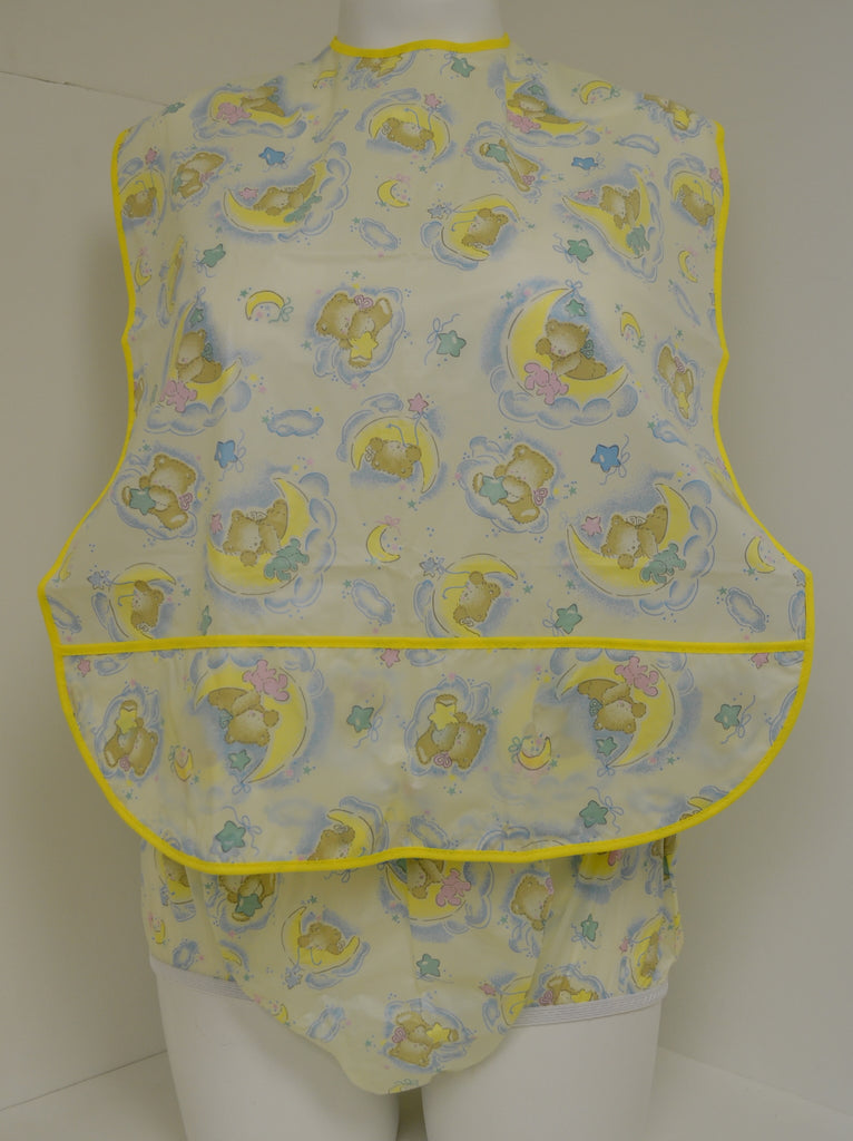 Vinyl Print Bib - Sleepy Bears