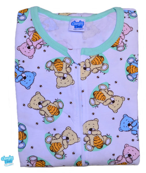 Footed Pajama - Honey Bears