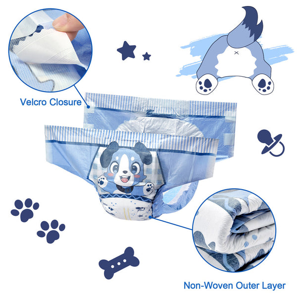 Disposable Diaper - LFB Little Blue Babyfur - 2