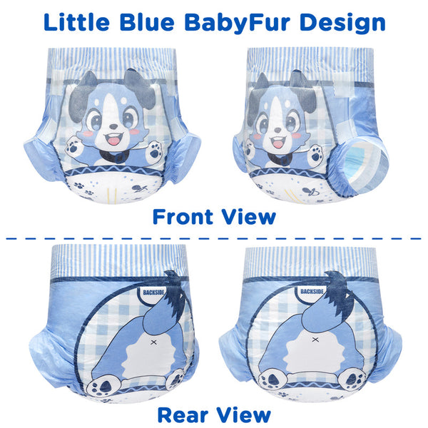 Disposable Diaper - LFB Little Blue Babyfur - 2