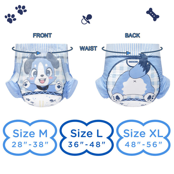 Disposable Diaper - LFB Little Blue Babyfur - 2