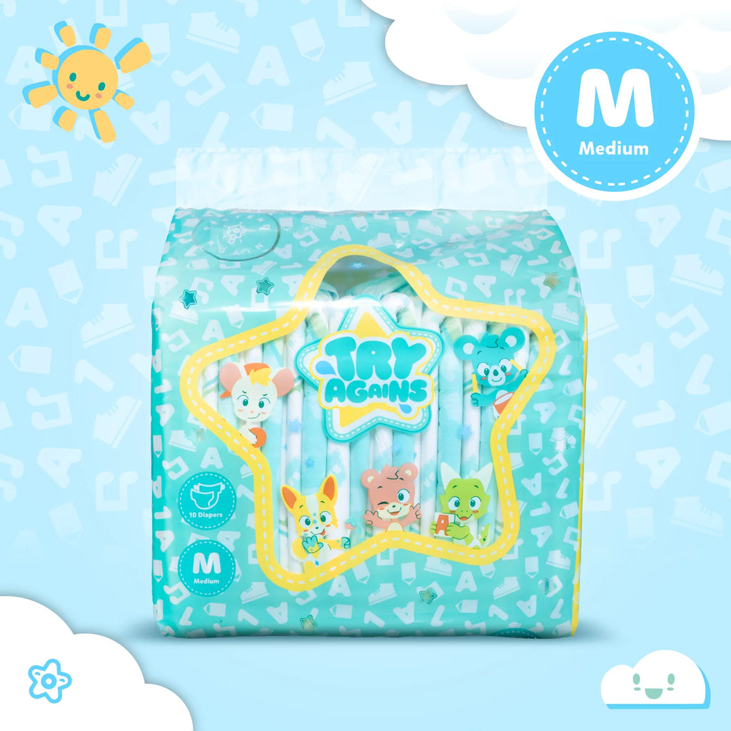 Disposable Diaper - Try Again - 10 Pack