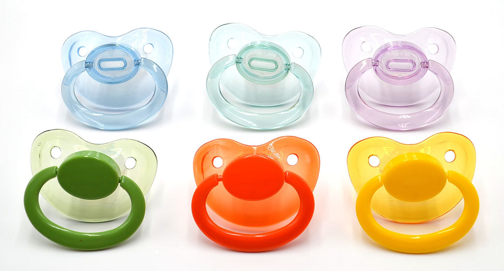 Regular Pacifier Adult Clear Pacifiers - Size 6 – CTDC
