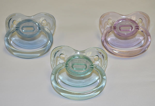 Adult Clear Pacifiers - Size 6