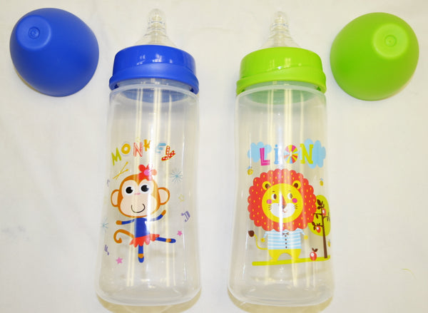 Baby Bottle - Lion/Monkey