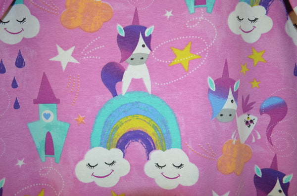 Bodysuit - Pink Unicorn Rainbows