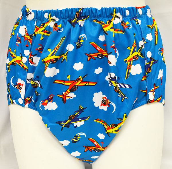 PUL Snap-On Pant - Planes & Superman