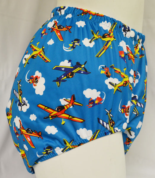 PUL Snap-On Pant - Planes & Superman